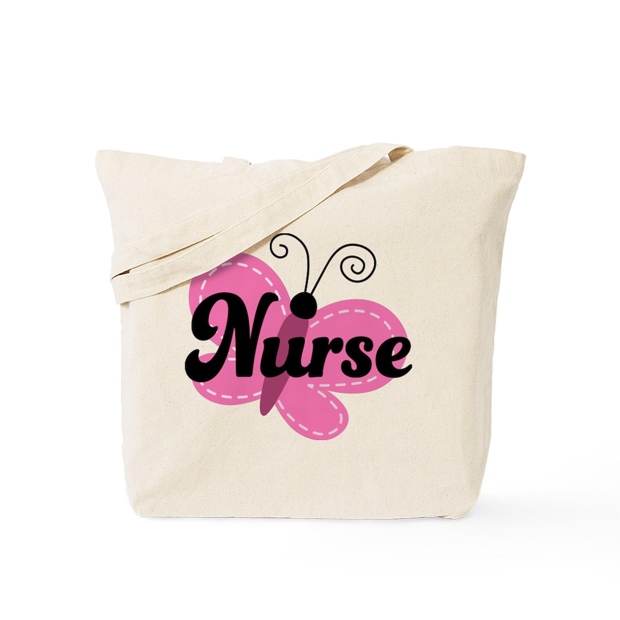 CafePress Coffee Scrubs & Stethoscopes Tote Bag - Natural Canvas Reusable Shopping Bag, Multiple Sizes - View #4