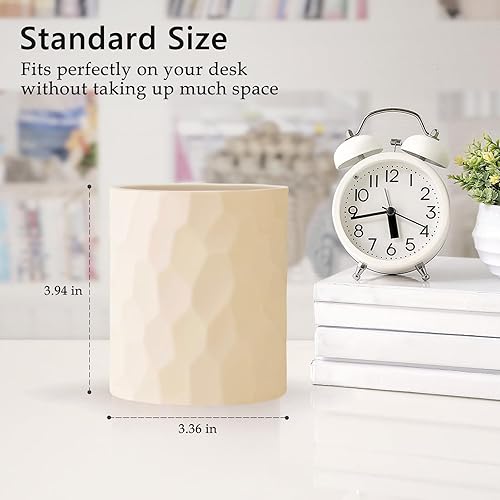 Miniatura 3 de Portalápices para escritorio, organizador de bolígrafos de silicona resistente de estilo nórdico, soporte para tazas de suministros de arte de