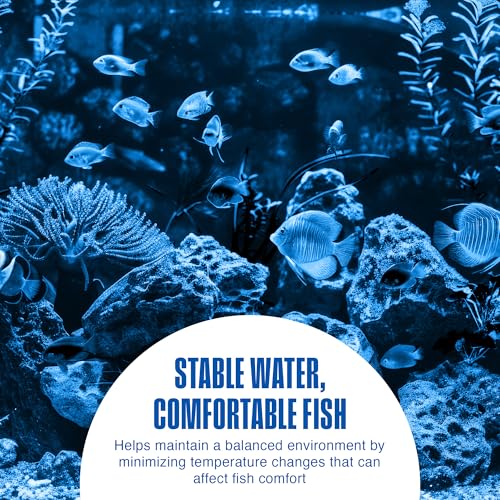 Image of Penn-Plax Therma-Temp Stainless Steel Thermometer - Accurate Aquarium Thermometer - Easy to Read - Dual Scale for Freshwater and Saltwater Tanks - Rust-Resistant Clip-On Design - 4.25 Inches