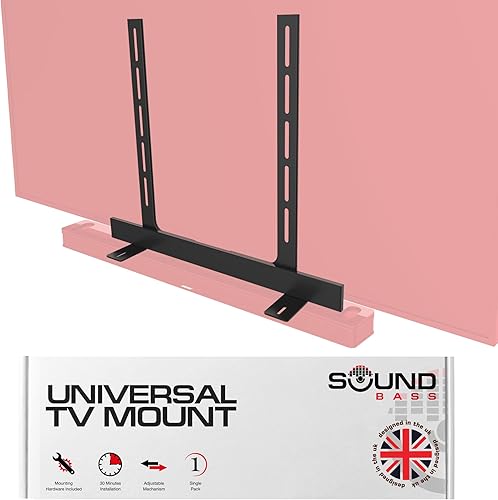 Soporte universal para debajo de TV, negro, compatible con barra de sonido inteligente Bose 300500550600700900Ultra, altavoz de TV, Soundtouch 300,