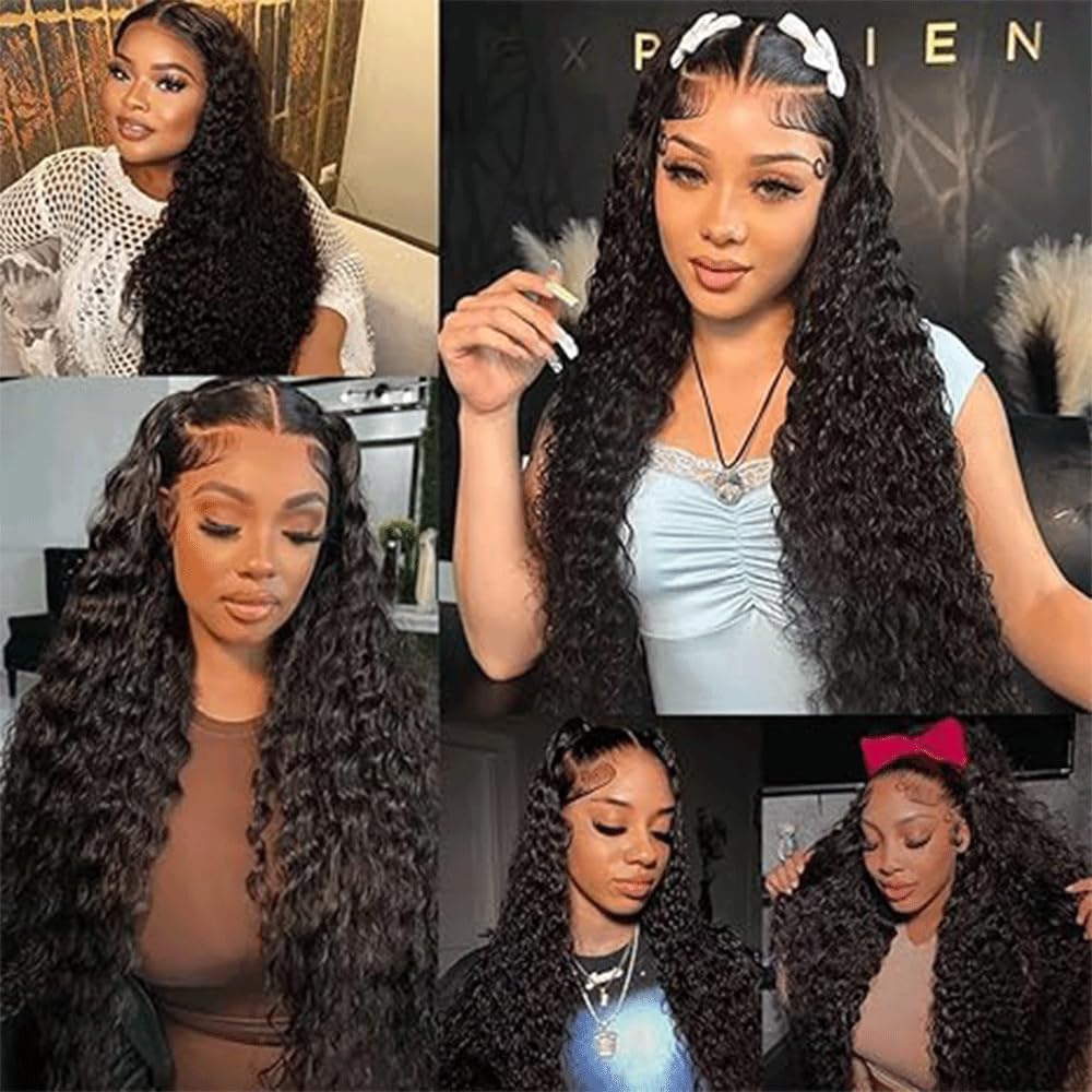 Kinky Curly Perruque Femme Bundles Human Hiar Unprocessed Brazilian Virgin Human Hair Extensions 1B Natural Black Cheveux Humains Bundle With Minimal Shedding For Women 14 16 18 Inch