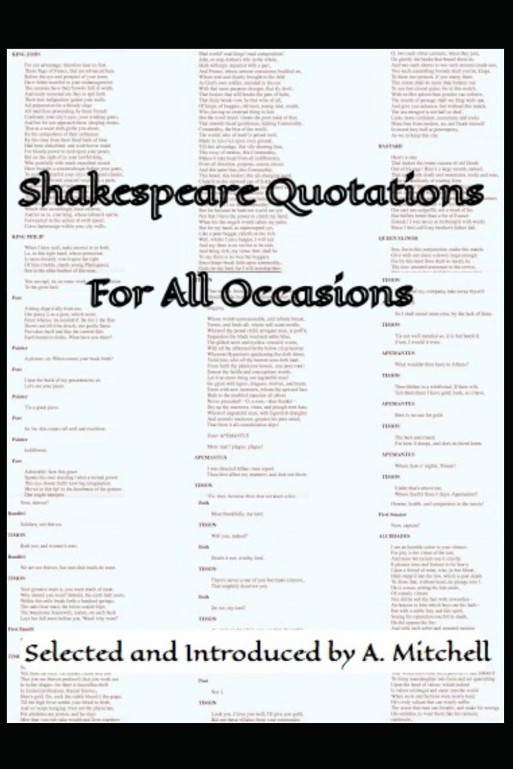 Shakespeare Quotations For All Occasions