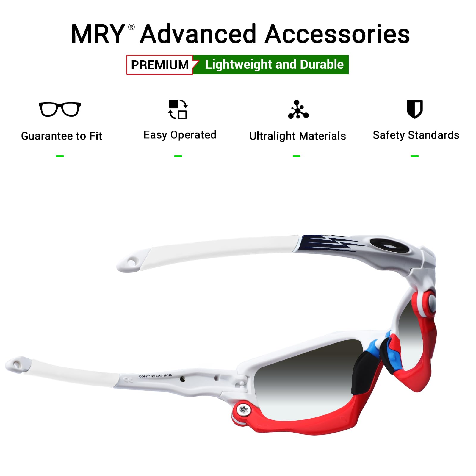 Mryok Ersatzohrsocken für Oakley Jawbone Sonnenbrillen - Optionen