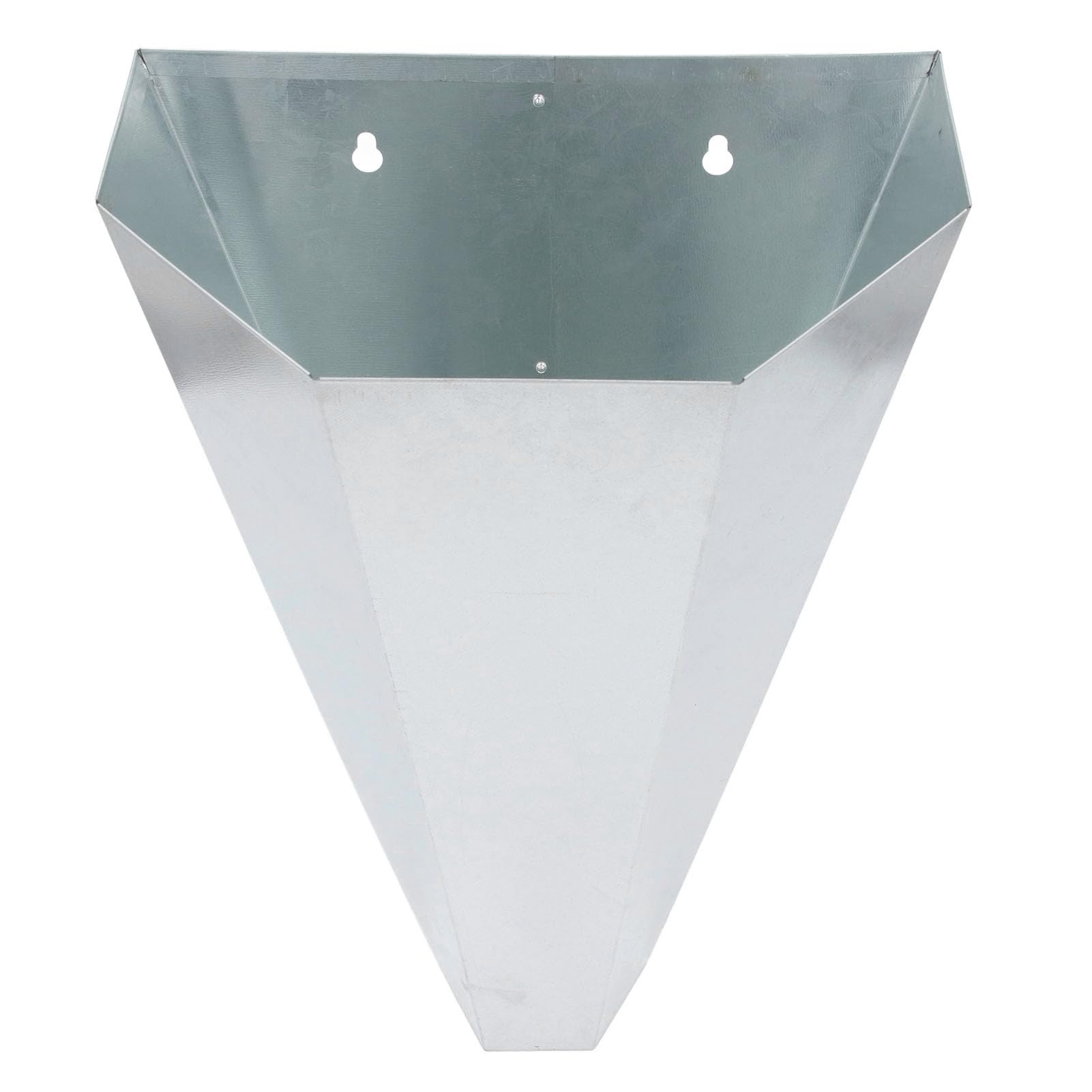 Fdit Cono para Matar Pollos, Embudo de Cono de Retención de Aves de Corral de Acero Galvanizado Resistente con Bordes Doblados, para Asadores, Pavos de hasta 8 Libras