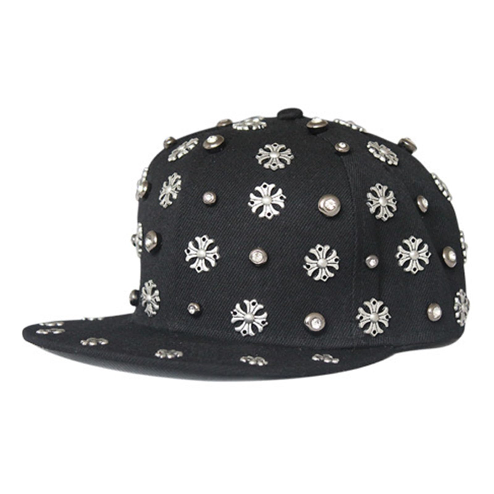 Gorra de Béisbol Gorra de béisbol Hip Hop con Remaches Hechos a Mano Punk para Deportes de Golf