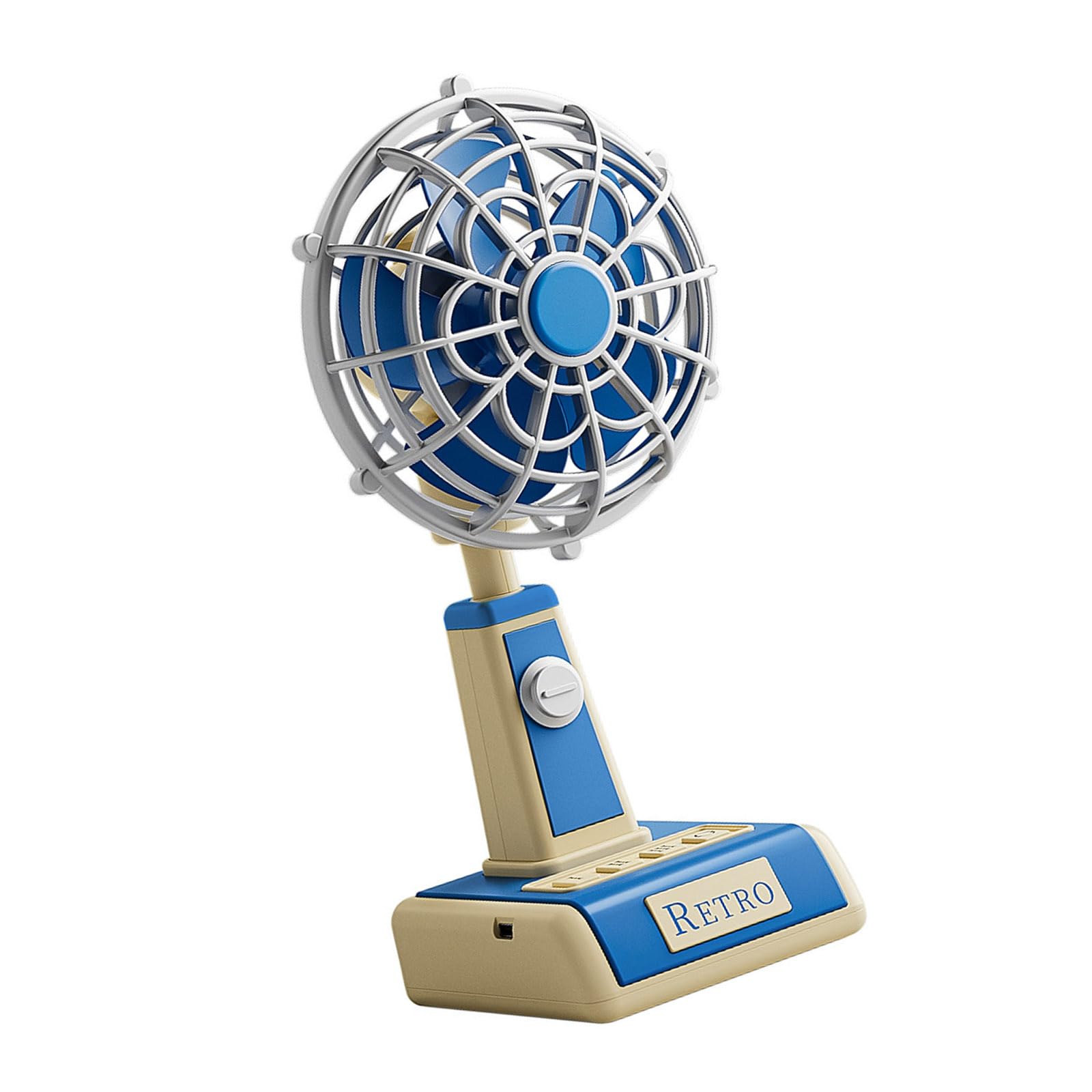 Hsyzygian Portable Air Cooling Desktop Table Fan with 3 Adjustable Speeds Quiet Small Air Circulators Fan for Any Room Enduring Portable Small Desk