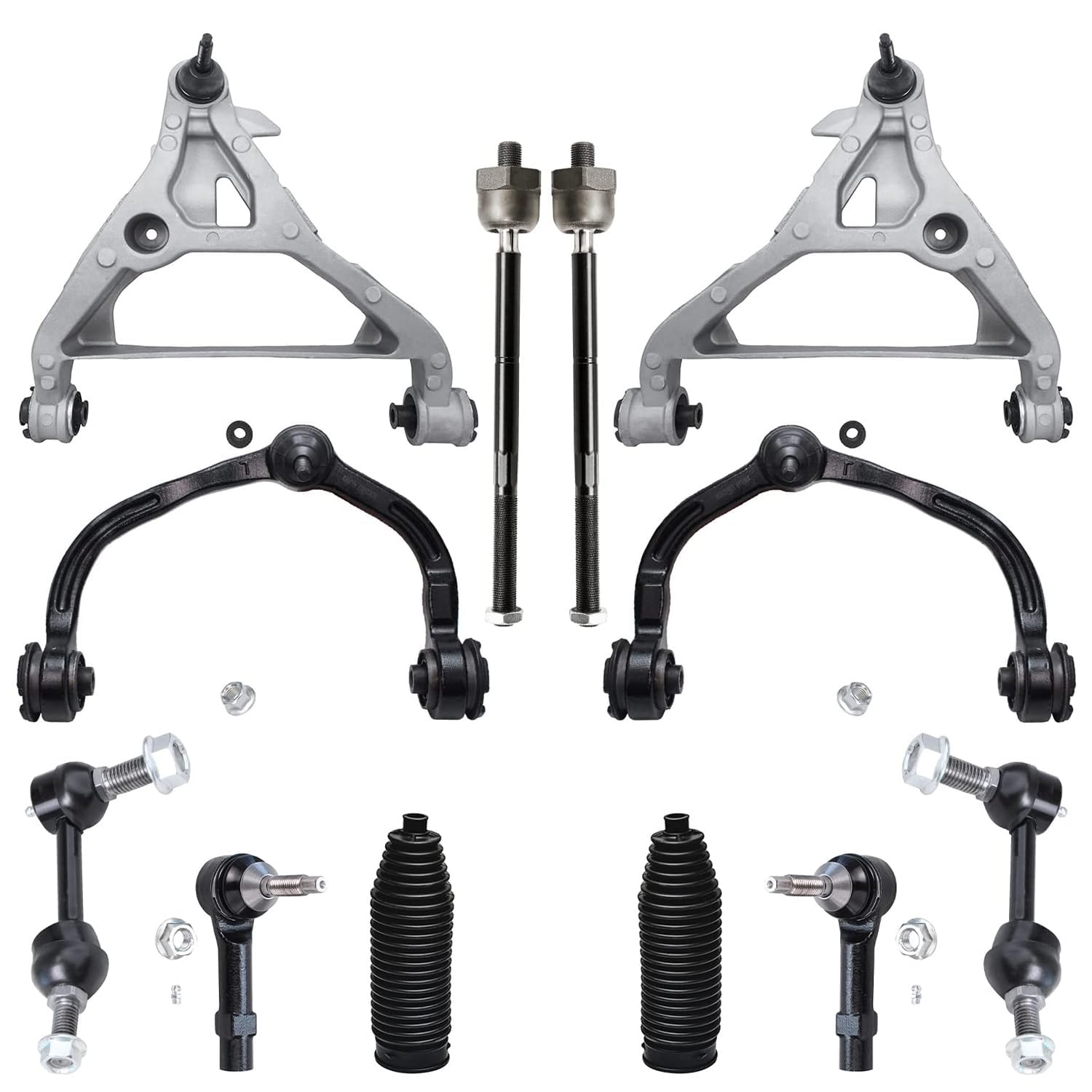 Detroit Axle - 12pc Front End Kit for 2005-2006 Ford Expedition