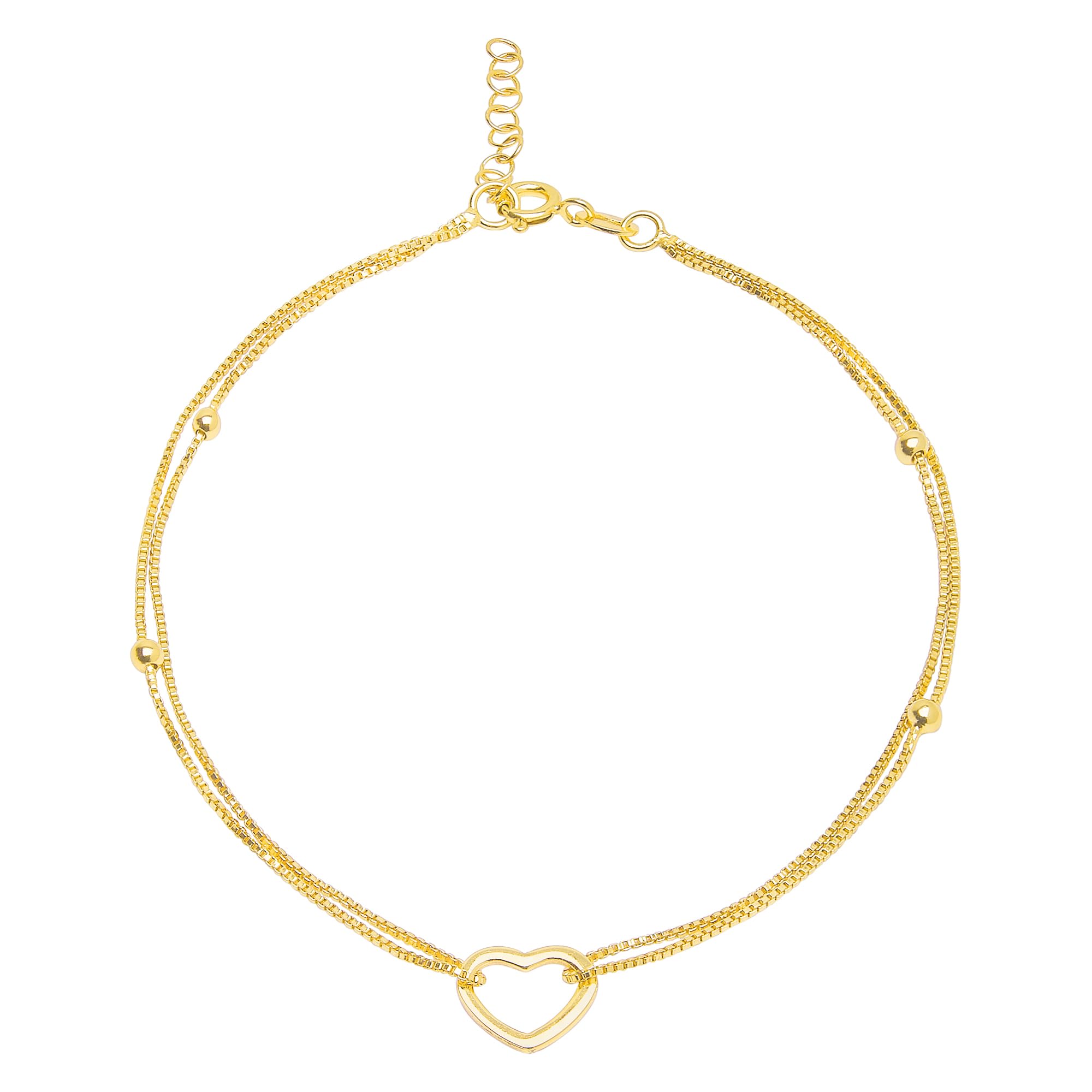 ZAVYA 925 Sterling Silver Modest Heart Gold Plating Chain Anklet (Single) | | Gift for Women & Girls | With Certificate of Authenticity & 925 Stamp (B0C37L5PMW) Amazon Price History, Amazon Price Tracker