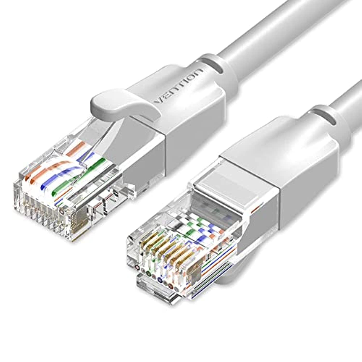 Vention Cat.6 UTP Patch Cable IBE series copper-clad Aluminum 1000Mpbs 250MHz Aluminum Foil PVC Jacket 0.5M Gray