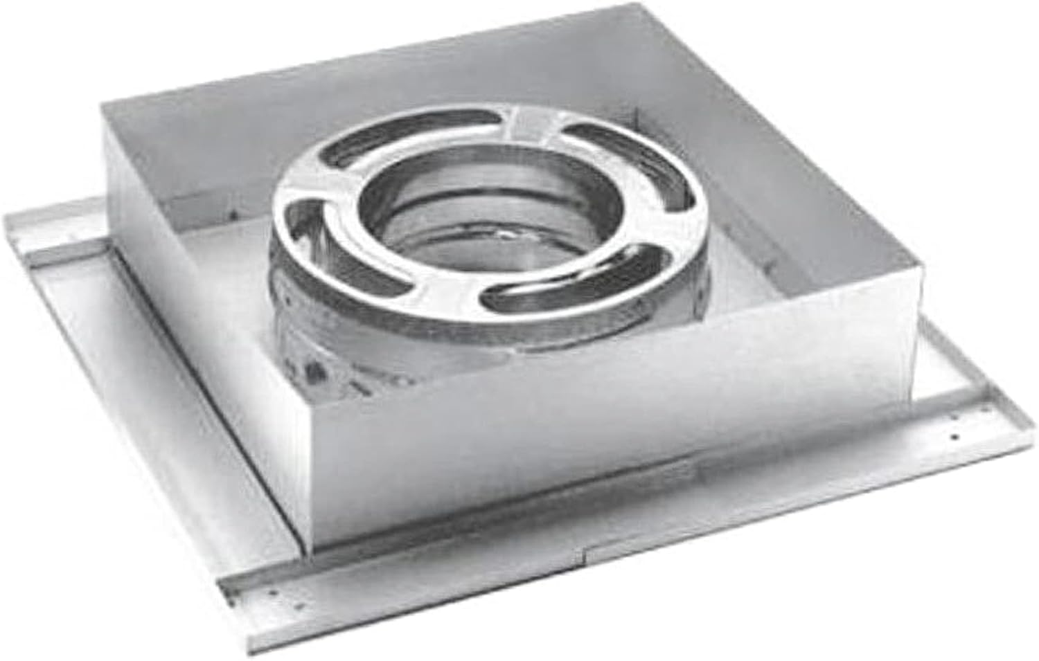 Simpson DuraVent 6DPFCS Galvanized Steel Triple Wall Flat Ceiling