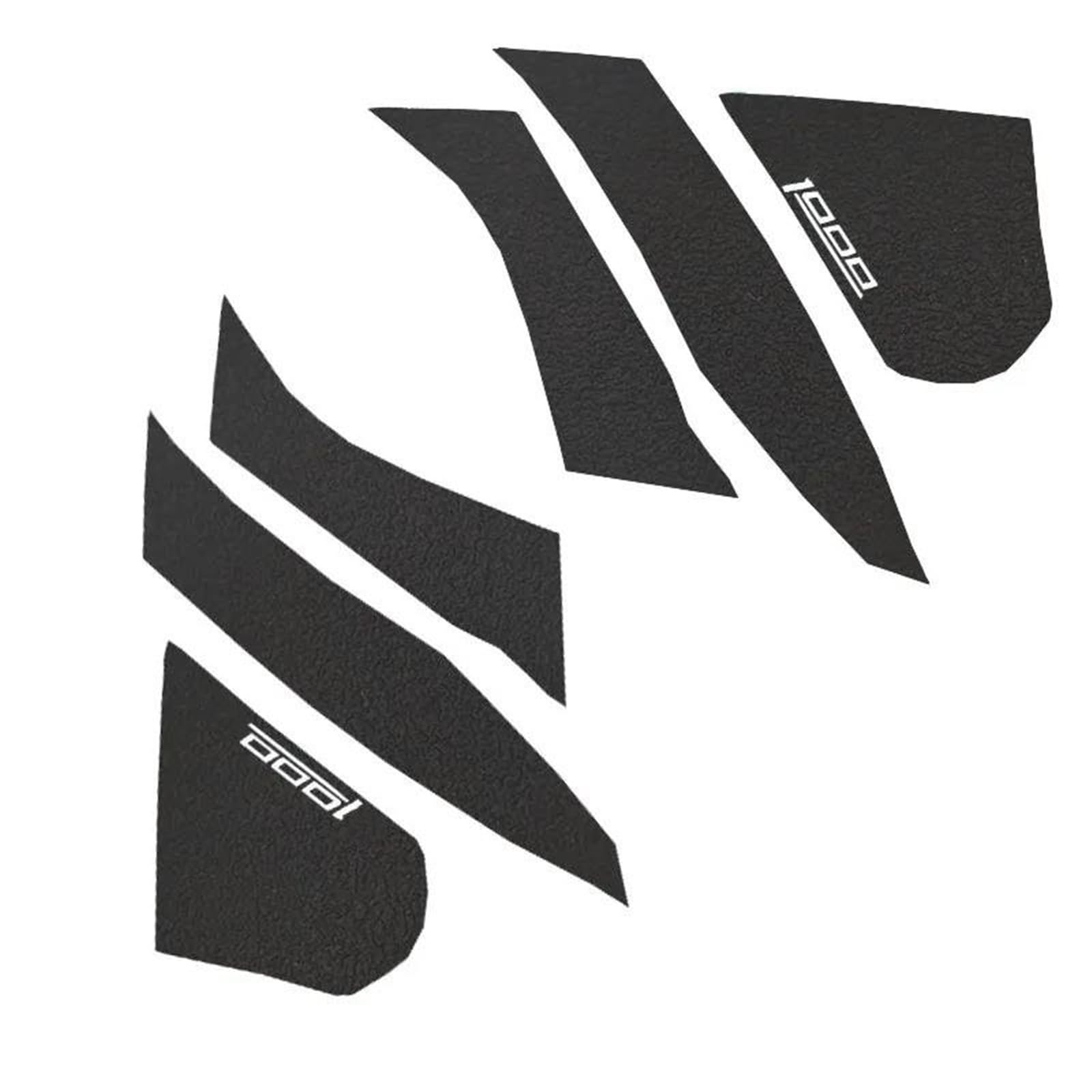 Motorcycle Tank Traction Pad Side Gas Knee Grip Protector Anti Slip Sticker for Z1000 SX Z1000SX 2014-2016 Curved Surface(Bianco)