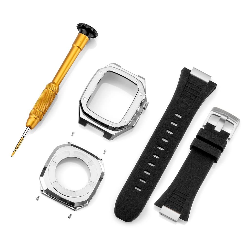 Kit de mod Apple Watch 41mm en acier inoxydable luxe - 7