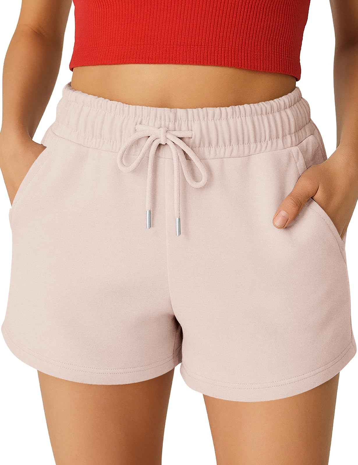 ROSS CAMP Kurze Hose Damen – Shorts Damen Sommer, Kurze Sporthose Laufshorts, Trainingshose Women Hosen Kurz Laufhose