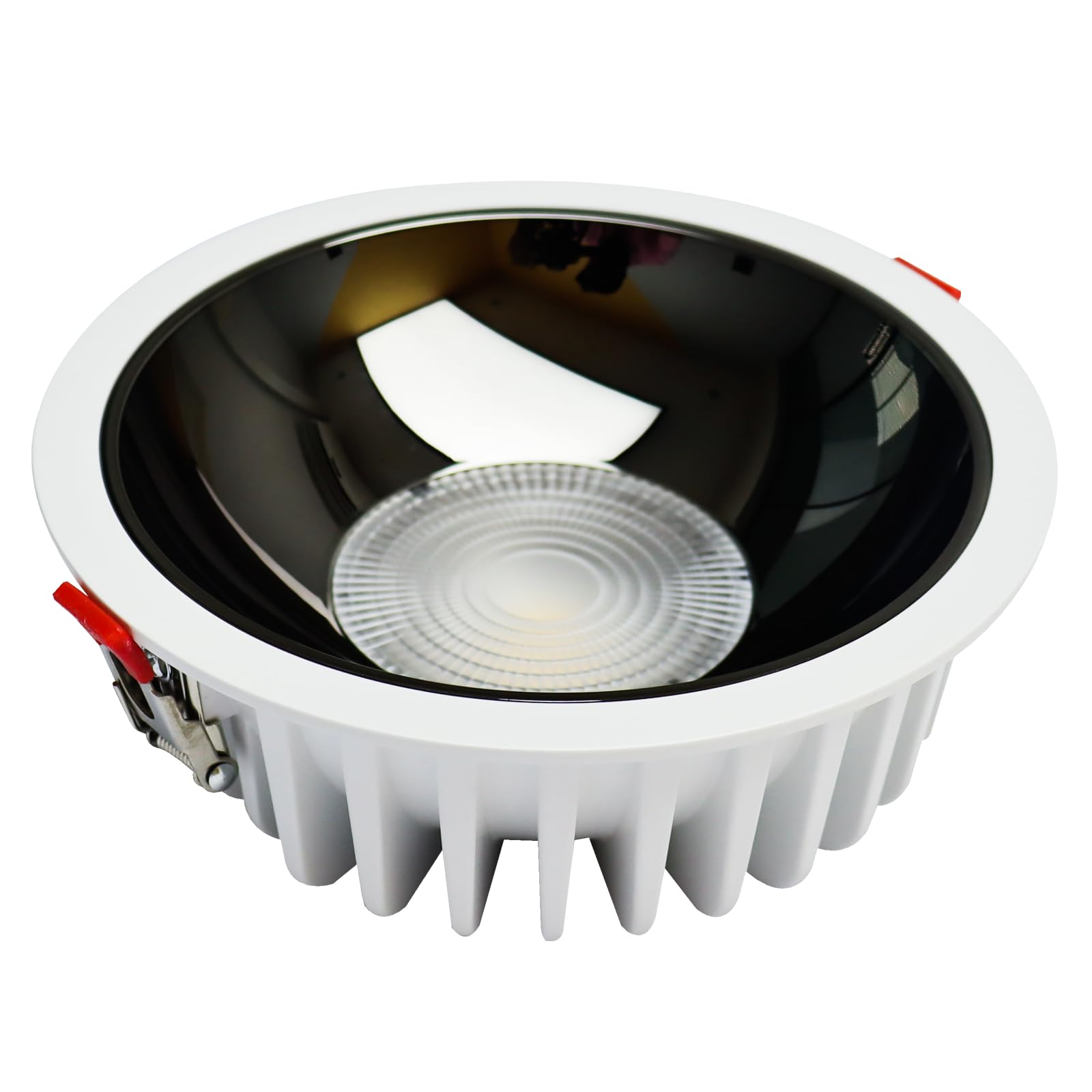 S.P.A – The Future Lighting GS-Minto Pro-R-30W Series Recessed COB Round LED Downlight for Ceiling, Cool White - 5700K, LED Lights for Home & Office, Energy Efficient, White, Pack of 1