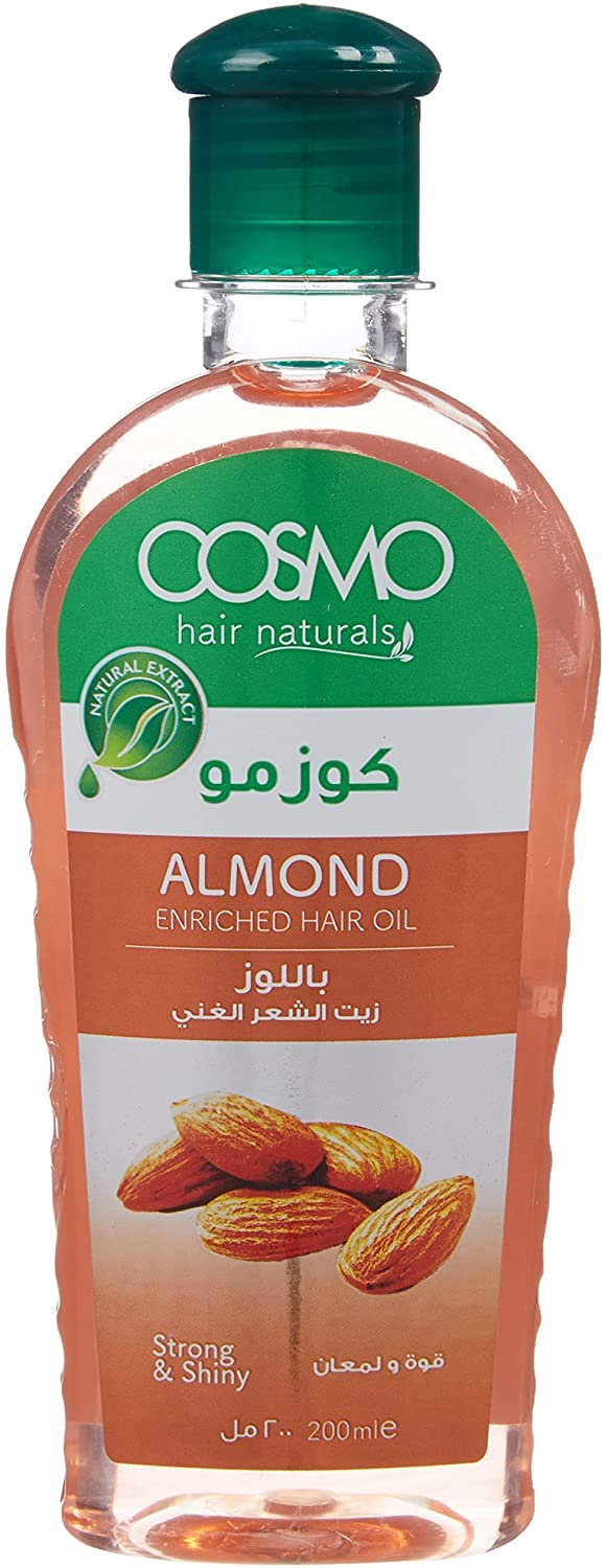 CD COSMO DESIGNS Hair Naturals Almond Enriched Hair Oil Strong/Smooth/Shiny/thickness Amla Formulation For Unisex 200ml