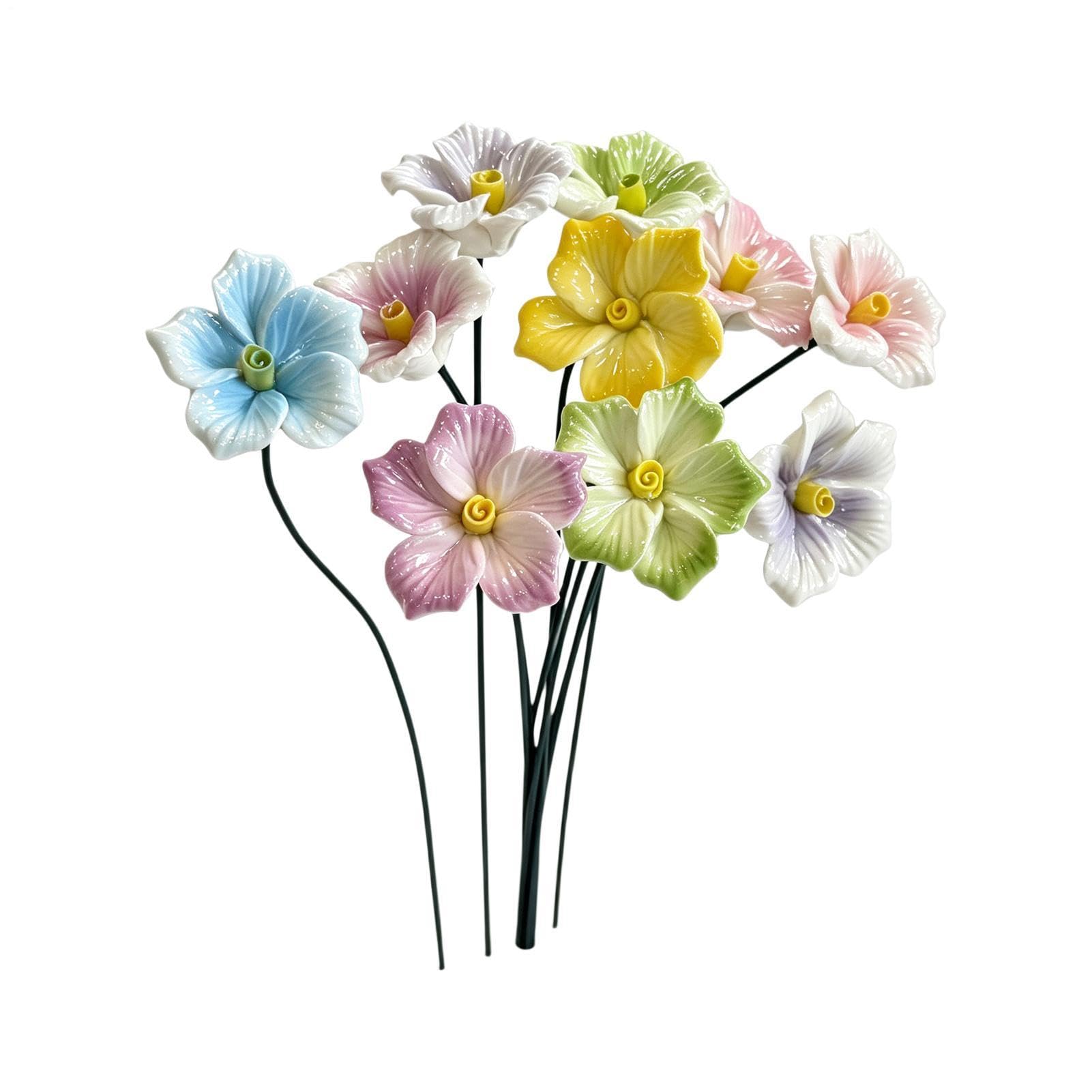Abreuvoir à abeilles en forme florale avec dix stations durables pour aménagement extérieur