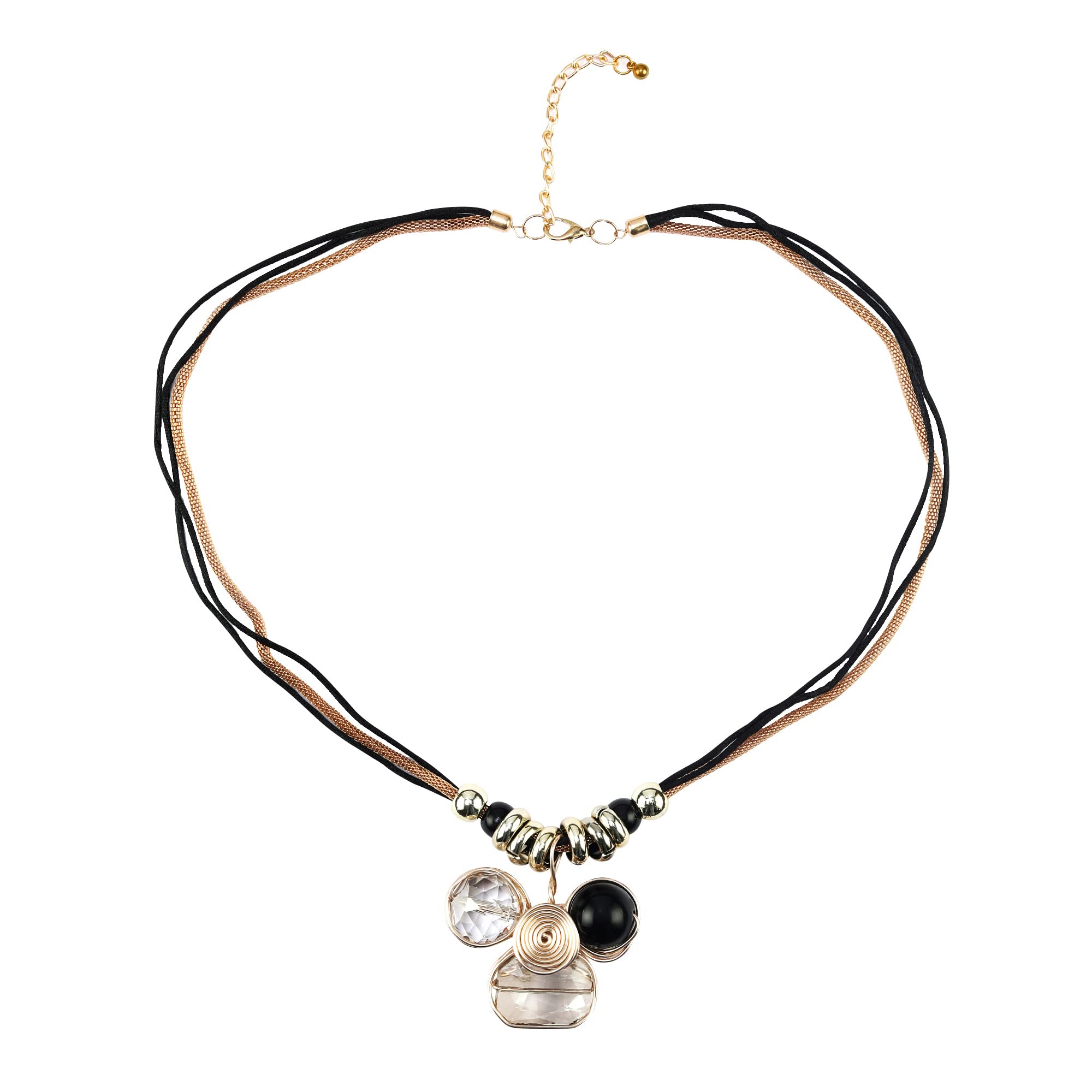 See full amazon price history chart for STRIPES® essentials Black Thread and Golden Chain Long Necklace With Stones Pendent For Women And Girls Western Style Jewellery Neckpiece - (Pack of 1 Piece) STRIPES® essentials Black Thread and Golden Chain Long Necklace With Stones Pendent For Women And Girls Western Style Jewellery Neckpiece - (Pack of 1 Piece) (B01DNPL47G) Amazon Price History, Amazon Price Tracker