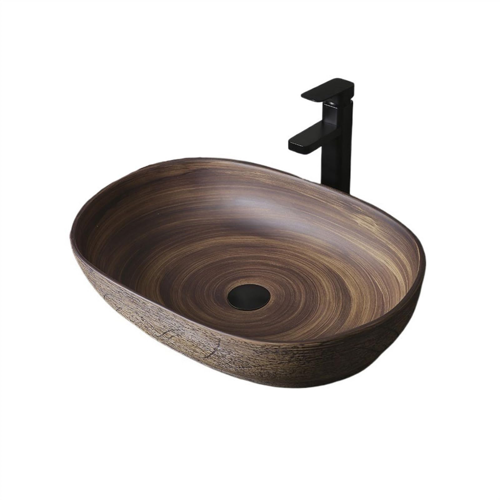 Sink Bowl Outdoor Hand Basin Patio Art Countertop Bathroom Ceramic Washbasin Balcony Sinks Art Basin