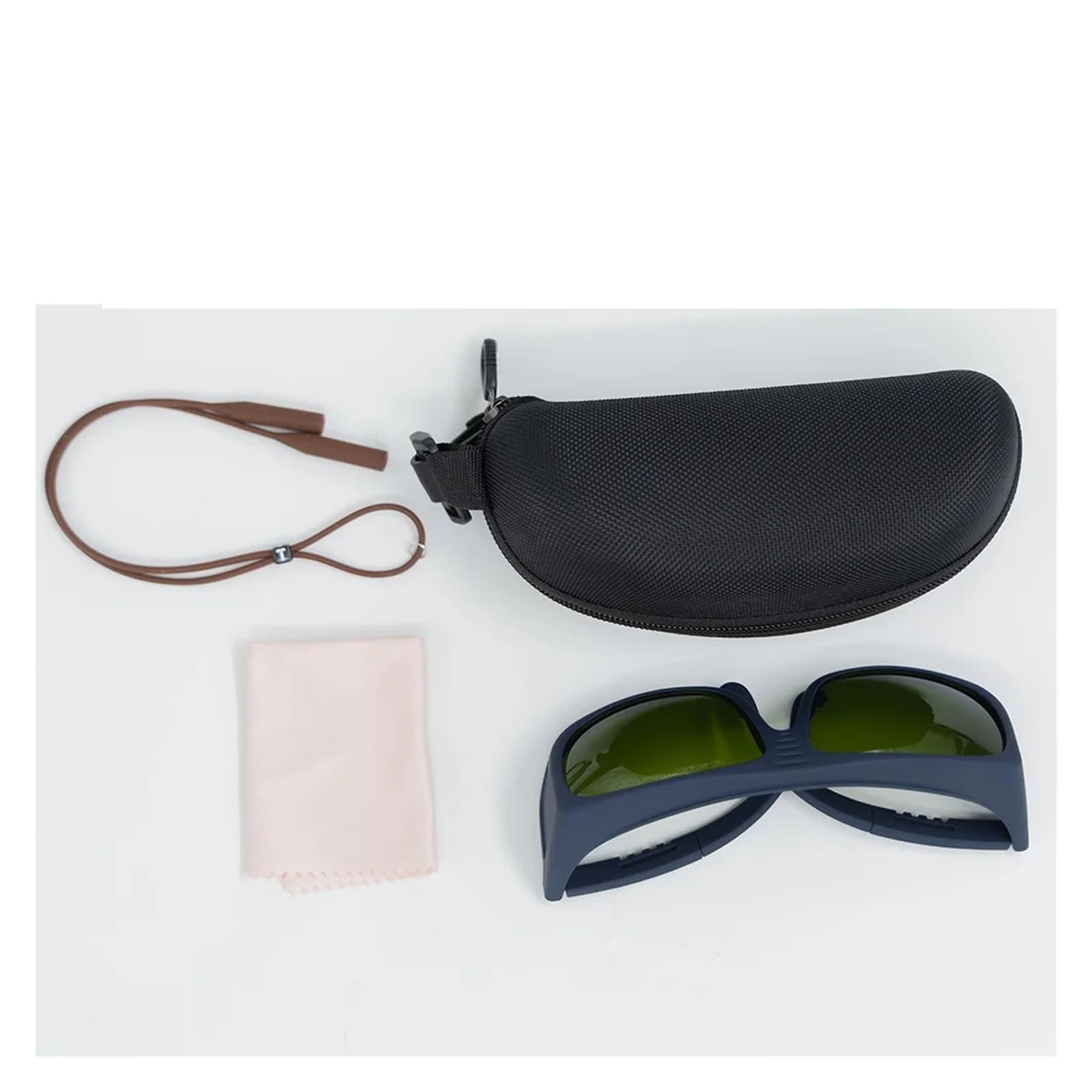 Gafas protectoras de fibra 800-1100 nm OD8+ seguridad for soldadura, corte y limpieza Para obras, talleres, ciclismo, jogging, servicio