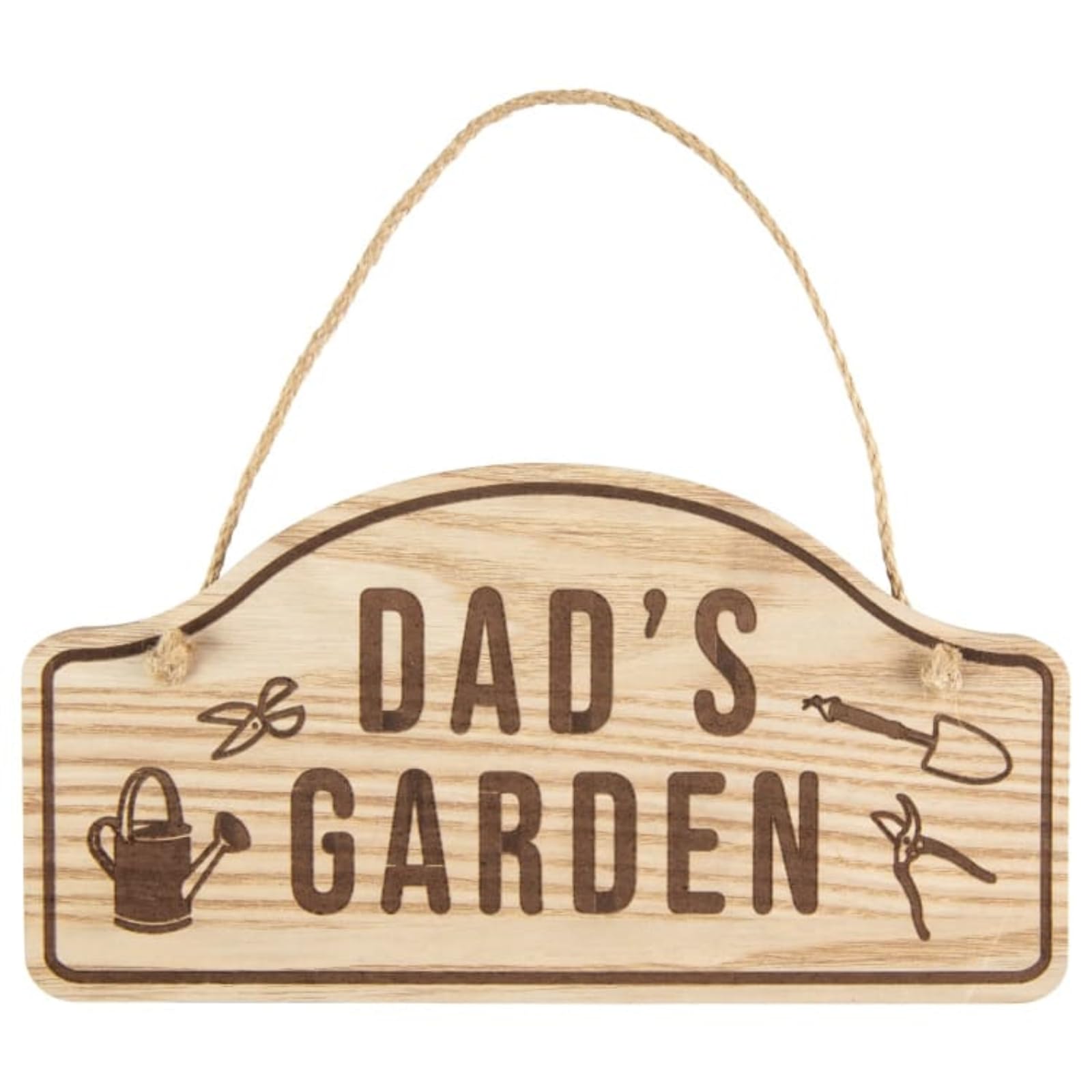 Fathers Day Gift for Dad - Wooden Garden Plaque - “Dad’s Garden” Hanging Sign - Rustic Shed & Garden Decor, Dad Gifts, Garden Gifts