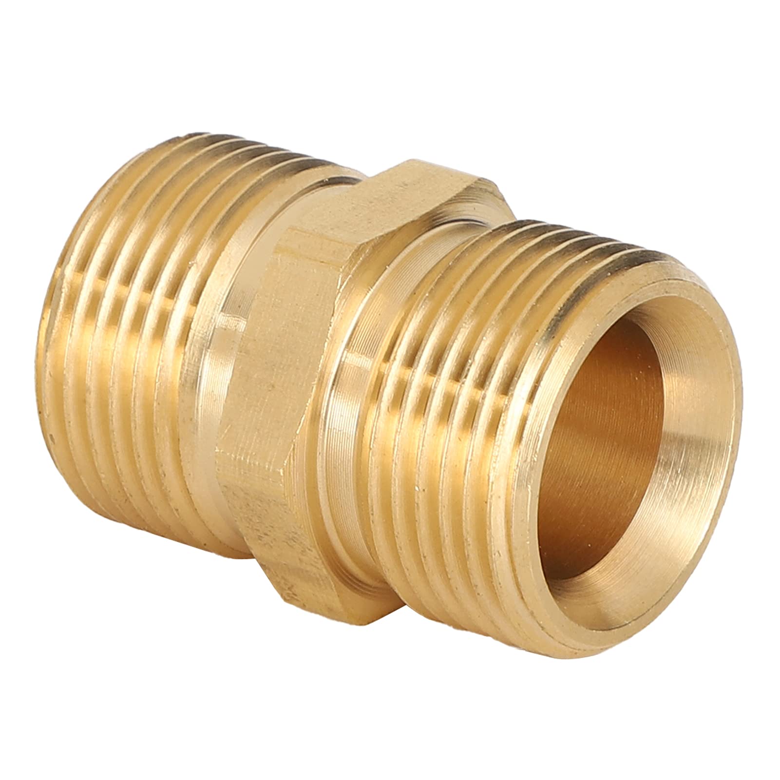 Kit Adattatore Ottone M22 A 1/4” Per Idropulitrice – 5000 PSI, Compatibile Con Filetti 14 E 15 Mm