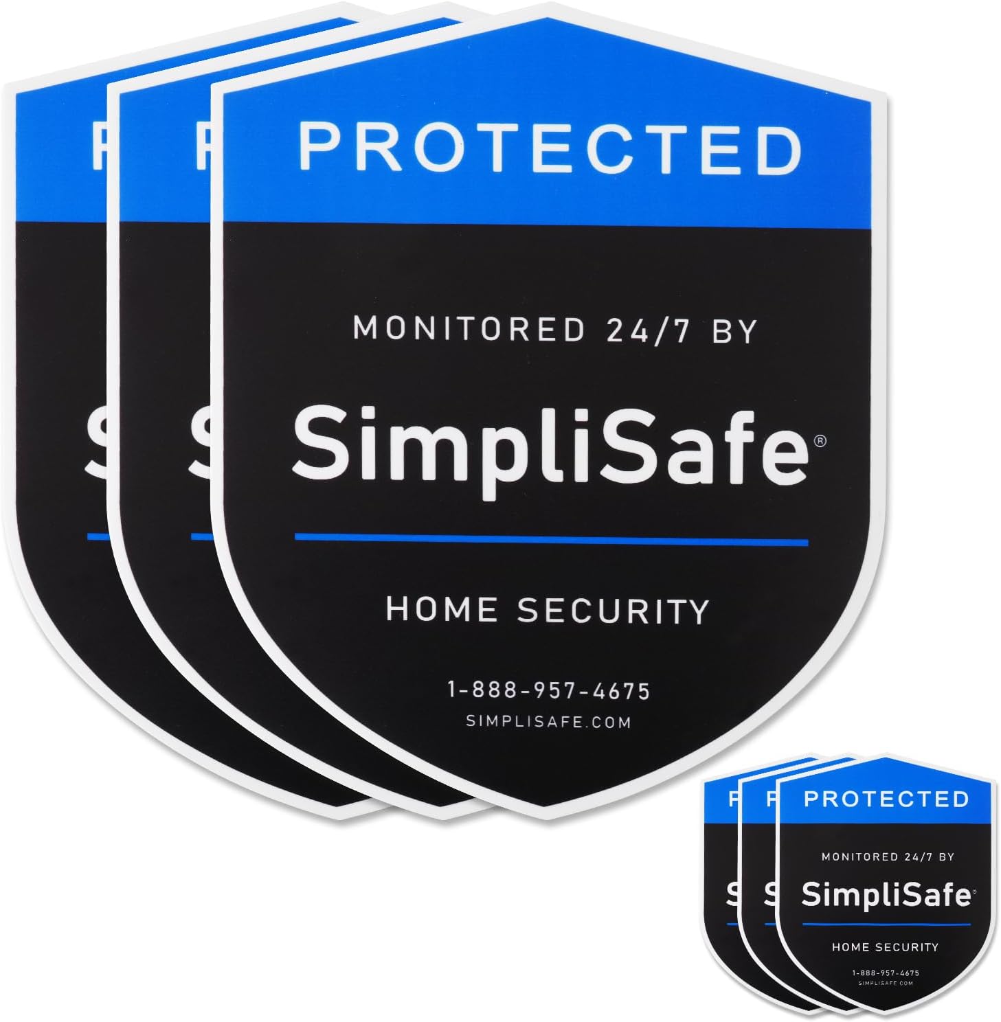 3PCS Yard Sign Compatible for SimpliSafe Home Security System,and 3PCS Door/Window