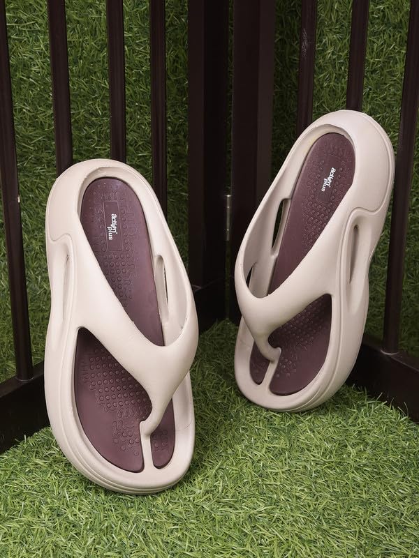 Image of ACTION Extra Soft Men's PILO Comfort Slippers | Lightweight & Anti-Skid Flip Flops with Cushioned Footbed | Waterproof Slippers for Men & Boys - ART APTM-26