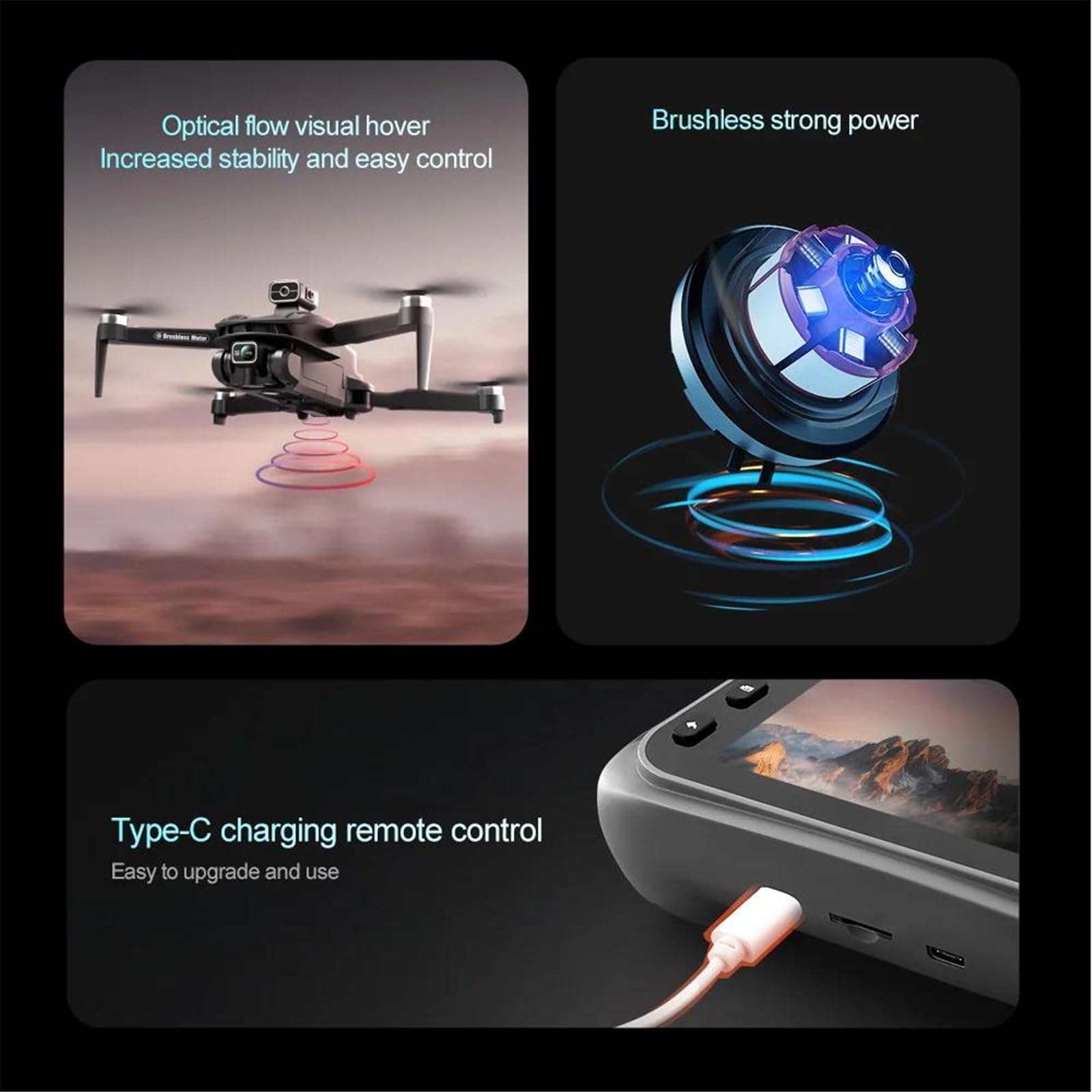 Drone v168 max gps con fotocamera 8k fpv 1080p motore brushless quadricottero rc pieghevole portata di 3000 m evitamento ostacoli 25 minuti di volo adatto ad adulti e principianti,Dual battery