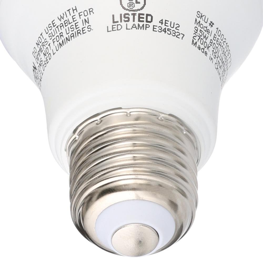 60W Equivalent Daylight A19 Non-Dimmable LED Light Bulb (4-Pack)