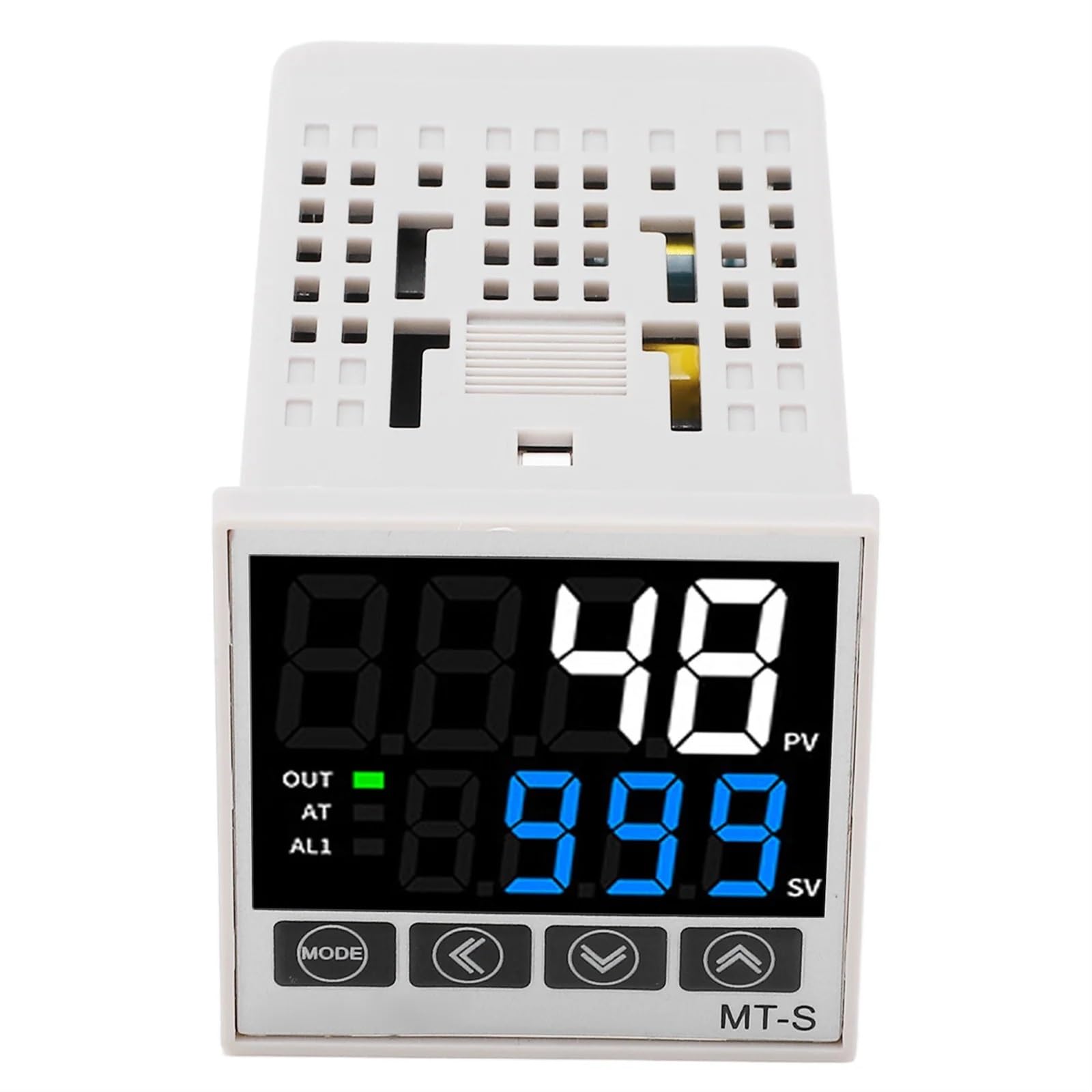 1 sztuk Zestaw regulatora temperatury PID inteligentny wyświetlacz cyfrowy przyrząd do automatycznej kontroli temperatury (72x72mm MT-M)