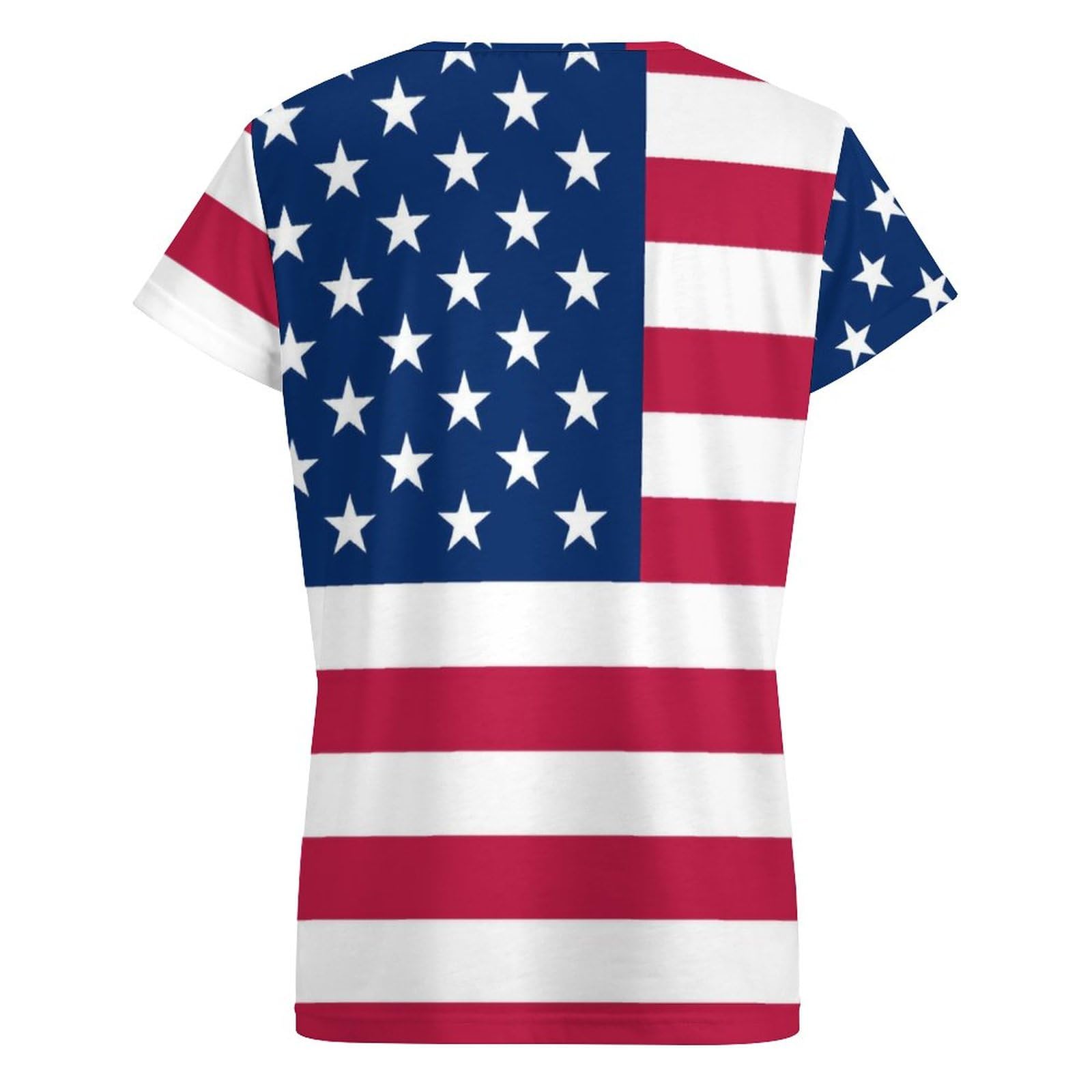 クロム好きな方おすすめ　レディースVネック半袖Tシャツ　国旗　グレー VネッククロップTシャツ(5color)｜半袖Tシャツ｜韓国ファッション通販 SONA