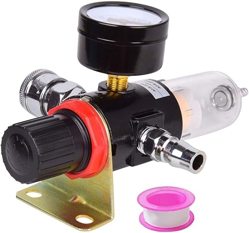Miniatura 2 de 1/4 "BSP compresor de aire filtro de humedad trampa aceite separador de agua lubricador regulador