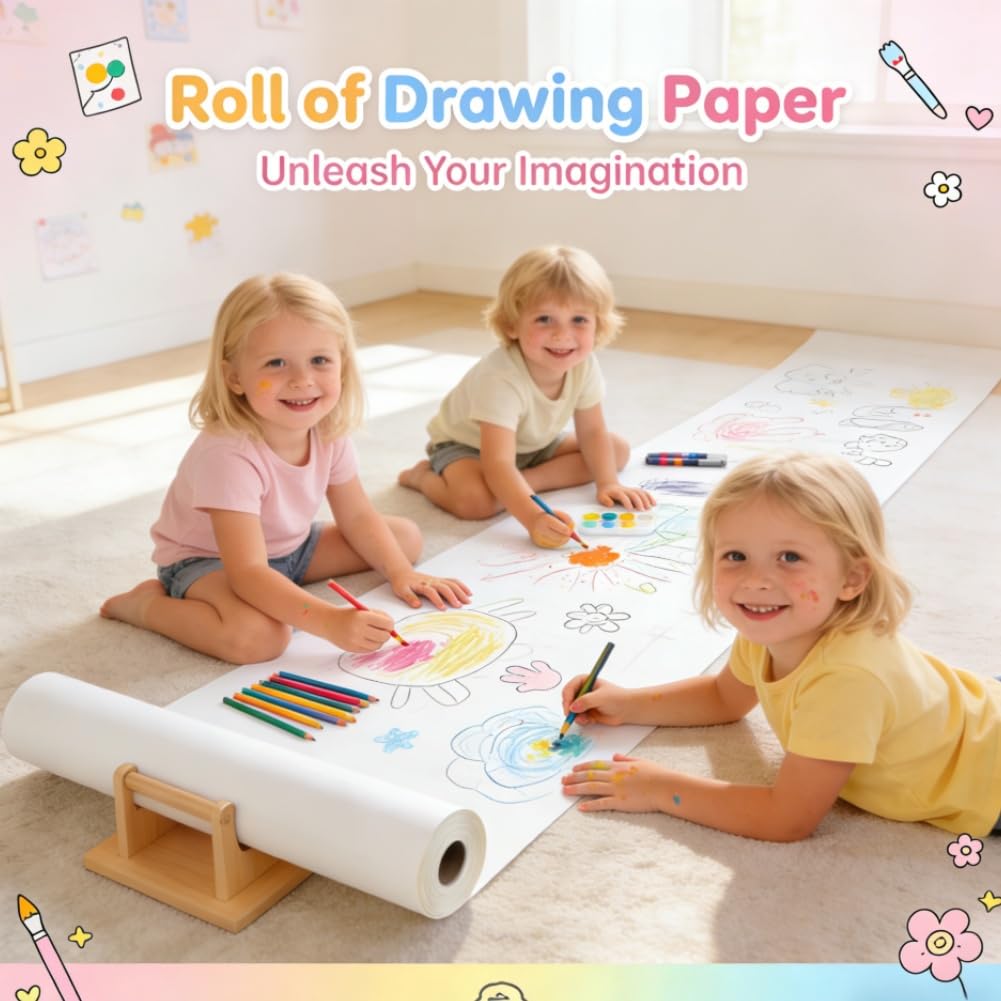 Rotolo di Carta da Disegno Bianco,Rotolo di Carta da Ricalco,Rotolo di Carta da Disegno Per Bambini,Rotolo di Carta Trasparente,Rotolo di Carta Bianca,Rotolos di Carta da Disegnos Bianca,30m