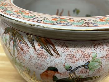 中国古玩　春白菜図水蓮鉢 中国古玩 春白菜図水蓮鉢 中国古玩 春白菜図水蓮鉢