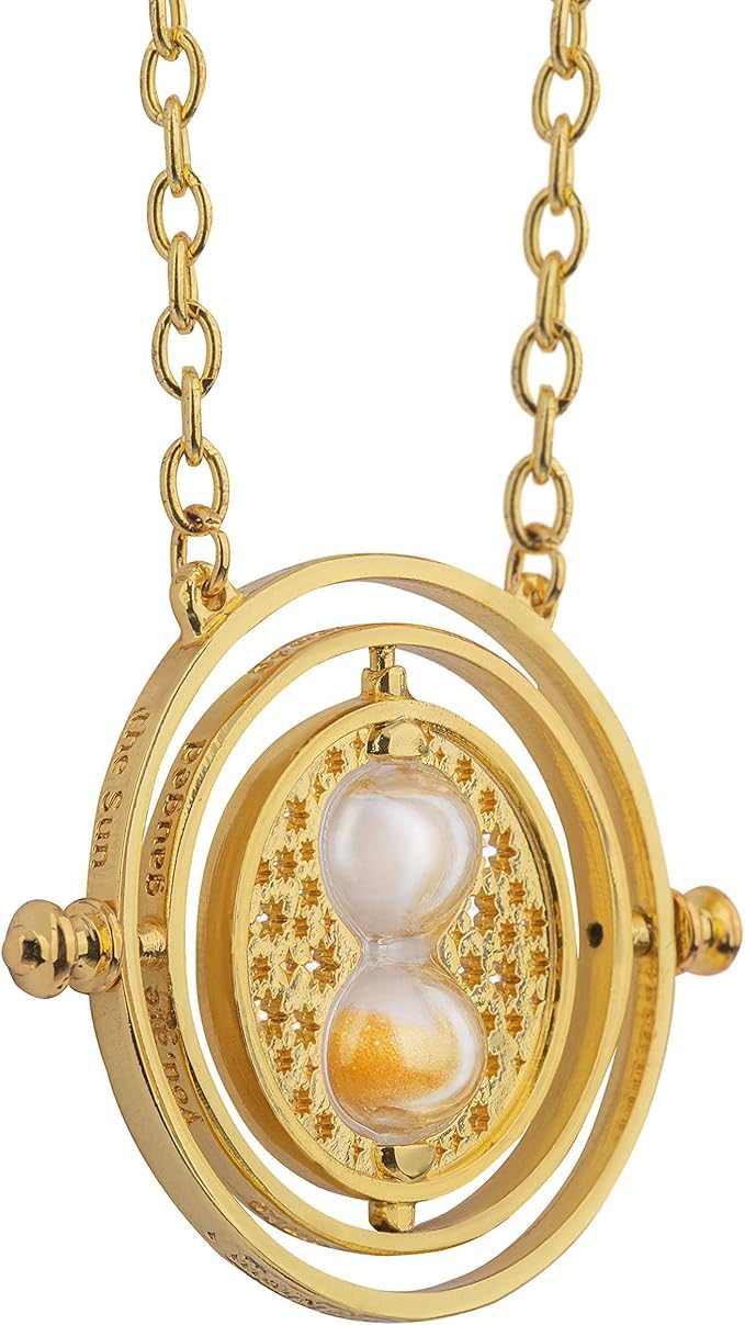 See full amazon price history chart for El Regalo Time Turner Hour Glass Unisex Pendant Necklace for Potter Heads- 360 Degree Rotating Hour Glass Necklace (Silver) El Regalo Time Turner Hour Glass Unisex Pendant Necklace for Potter Heads- 360 Degree Rotating Hour Glass Necklace (Silver) (B0DFTYDW43) Amazon Price History, Amazon Price Tracker