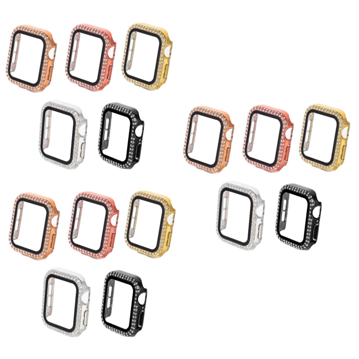 Housoutil Ochrona Ekranu 15 oglądam smartwatche zegarek osłona ochronna Ochrona zegarka Zabezpieczenie zegarka osłona chroniąca smartwatch ochraniacz zegarka inteligentny walizka