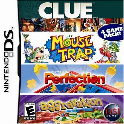 Clue/Mouse Trap/Perfection/Aggravation - Nintendo DS (Renewed)