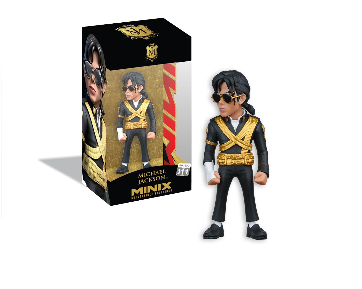 Bandai Minix Collectible Figure, 12 cm, Michael Jackson 10K