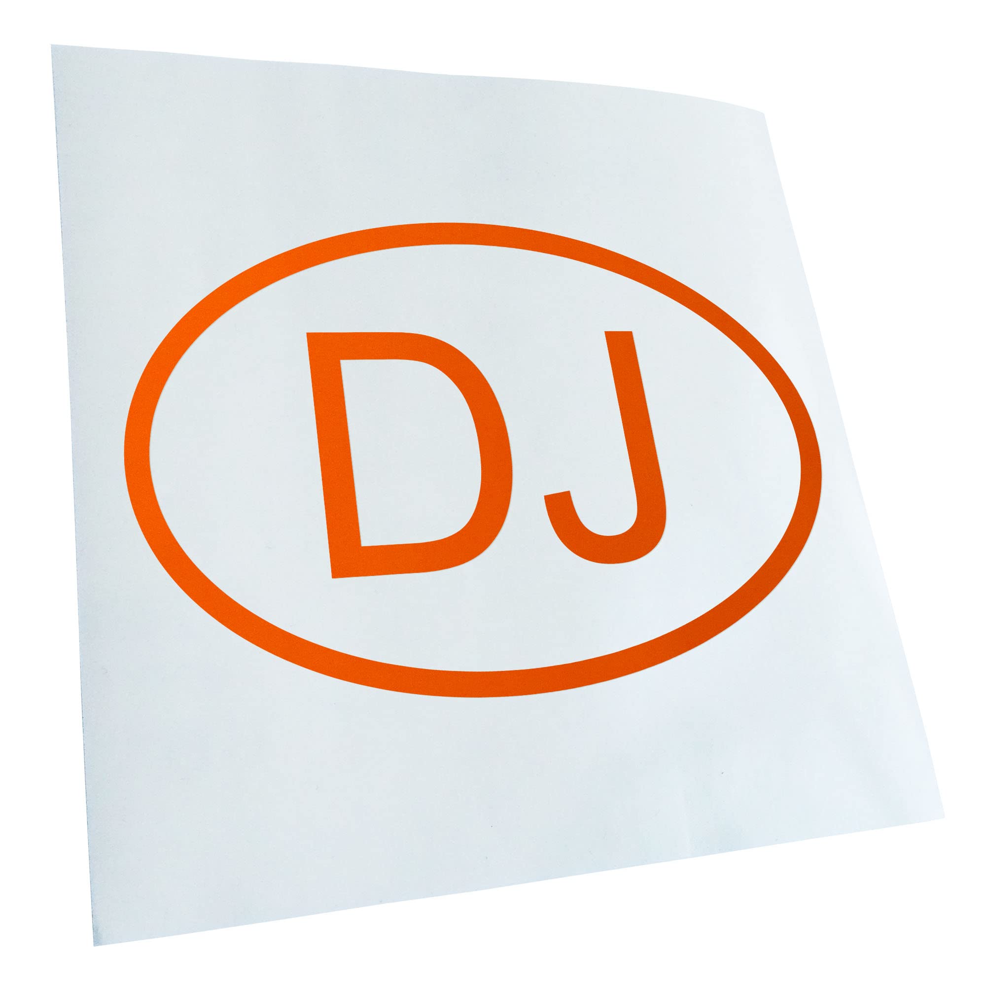 Kiwistar Dschibuti DJ in 15 Colours - Neon + Chrome Sticker