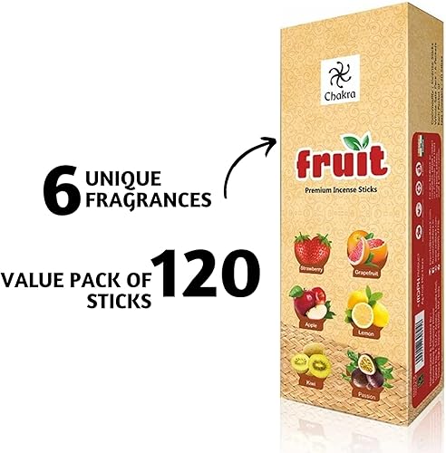 Miniatura 6 de Palitos de incienso natural de alta calidad, 20 varillas por caja, manzana, pomelo, fresa, limón, kiwi, palitos de aroma refrescante para el hogar o
