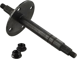 FUBESK Ejercicio para bicicleta, eje de rueda central Tianxin para bicicleta, eje de pastillas de freno de metal con tuercas, 165 mm de longitud, 17 mm de diámetro, 60 mm de distancia entre agujeros