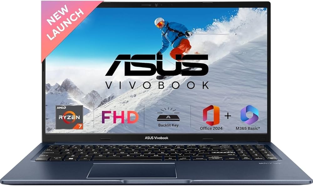 ASUS Vivobook 15 (2025), AMD Ryzen 7 7730U Thin & Light Laptop(AMD