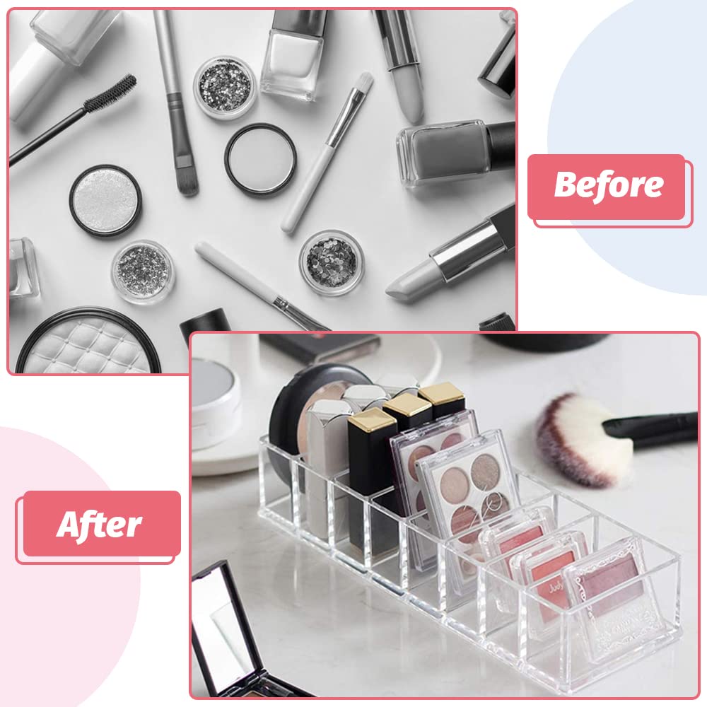 Lot 3 Organisateurs Maquillage Acrylique Transparent - Rangement Cosmétique Et Palettes - Boîtes Maquillage Pratiques Lot 3 Organisateurs Maquillage Acrylique Transparent - Rangement Cosmétique Et Palettes - Boîtes Maquillage Pratiques
