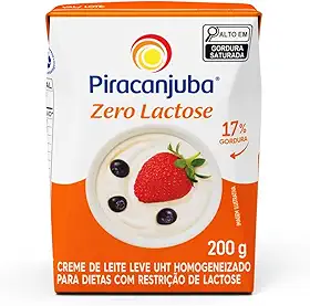 Piracanjuba Creme De Leite Zero Lactose 200G