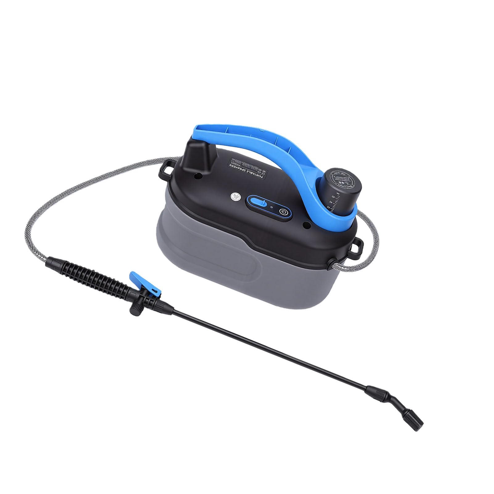 Sorandy Pulvérisateur électrique de Jardin, Pulvérisateur alimenté par Batterie de 1800 MAh, à Buse Torsadée à Baguette Extensible avec Tête de Filtre, Durée de Vie de 2,5 à 3 Heures pour Pelouse et