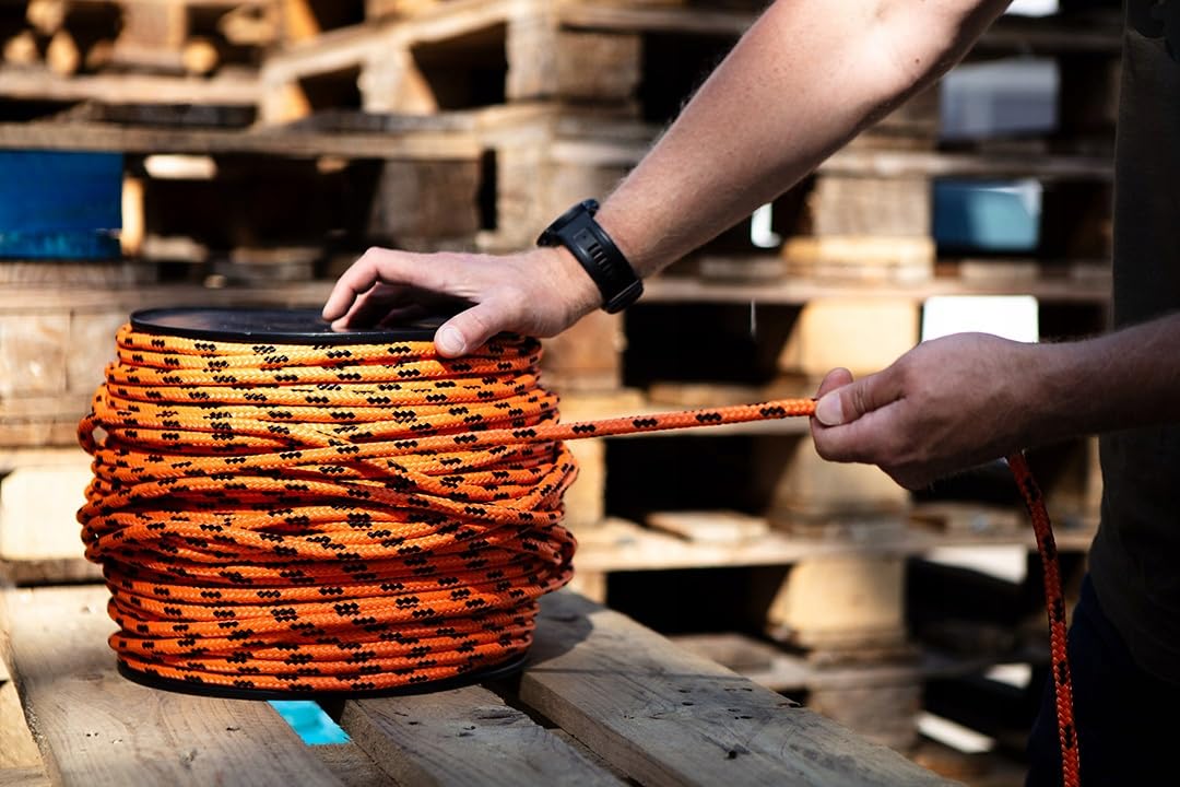 NEO TOOLS Polypropylen Seil 200 m, PolypropylenSeil 10 mm, Tauwerk PP | Flechtleine Textilseil Leine Schnur Festmacher Rope Kordel Kunststoffseil, Outdoor Tauwerk Schnur Festmacher Rope