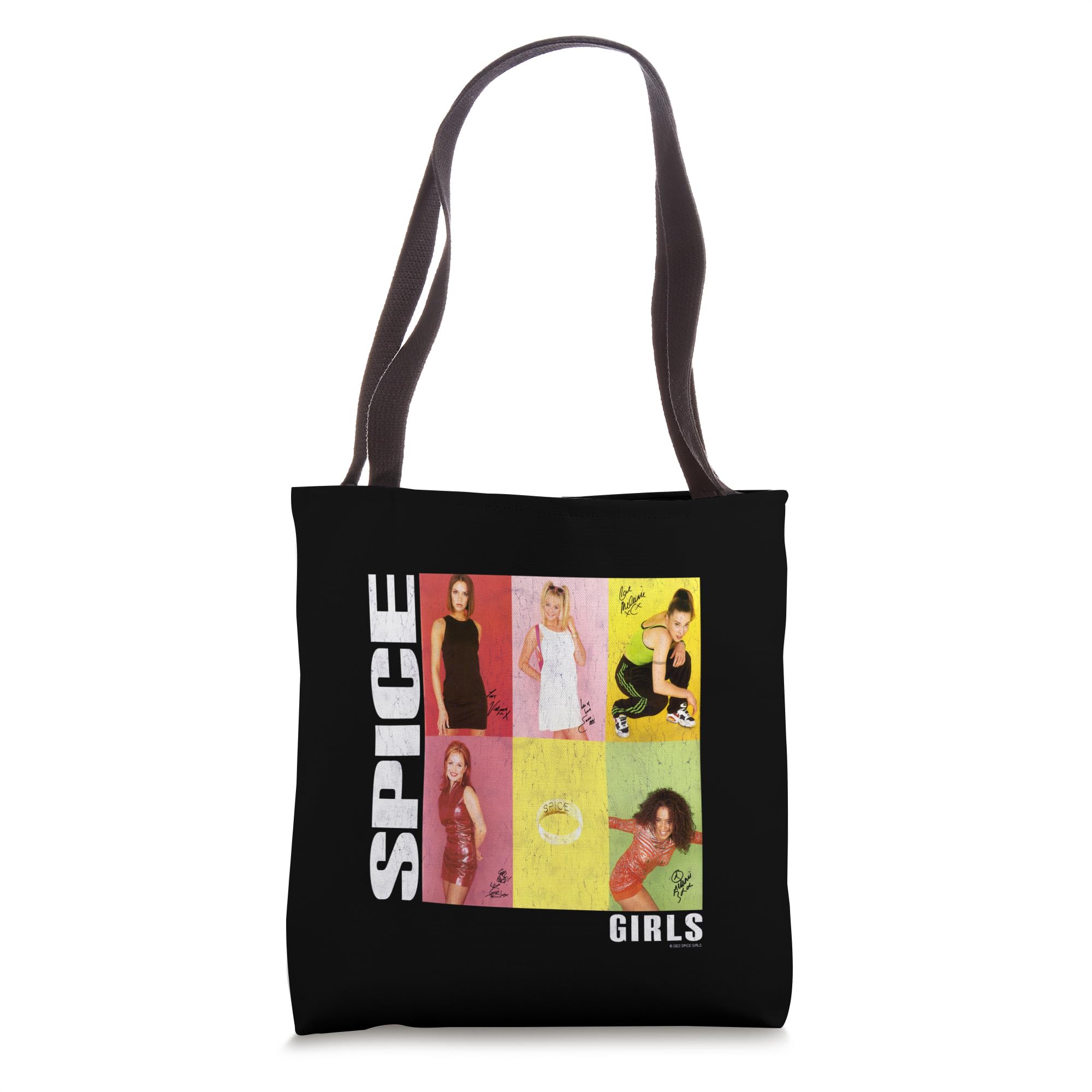 Official Spice Girls Photo Signatures Tote Bag