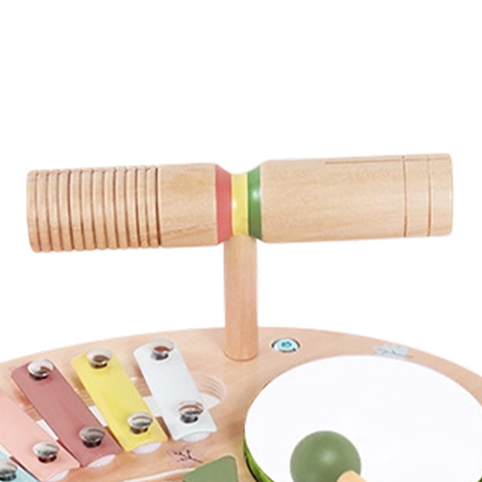 Bęben dla dzieci, drewniany dla dzieci, muzyczne zabawki sensoryczne, do przedszkola przedszkola edukacja gry impreza urodzinowa