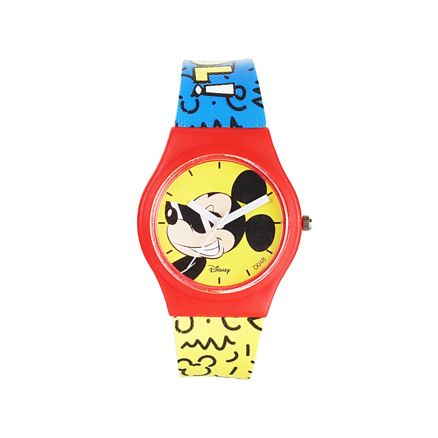Disney Mickey Mouse Character for Kids Round Analogue Wrist Watch | Birthday Gift for Boys & Girls - Age 3 to 12 Years (Mickey Mouse Yellow) (B09NQ67DQP) Amazon Price History, Amazon Price Tracker