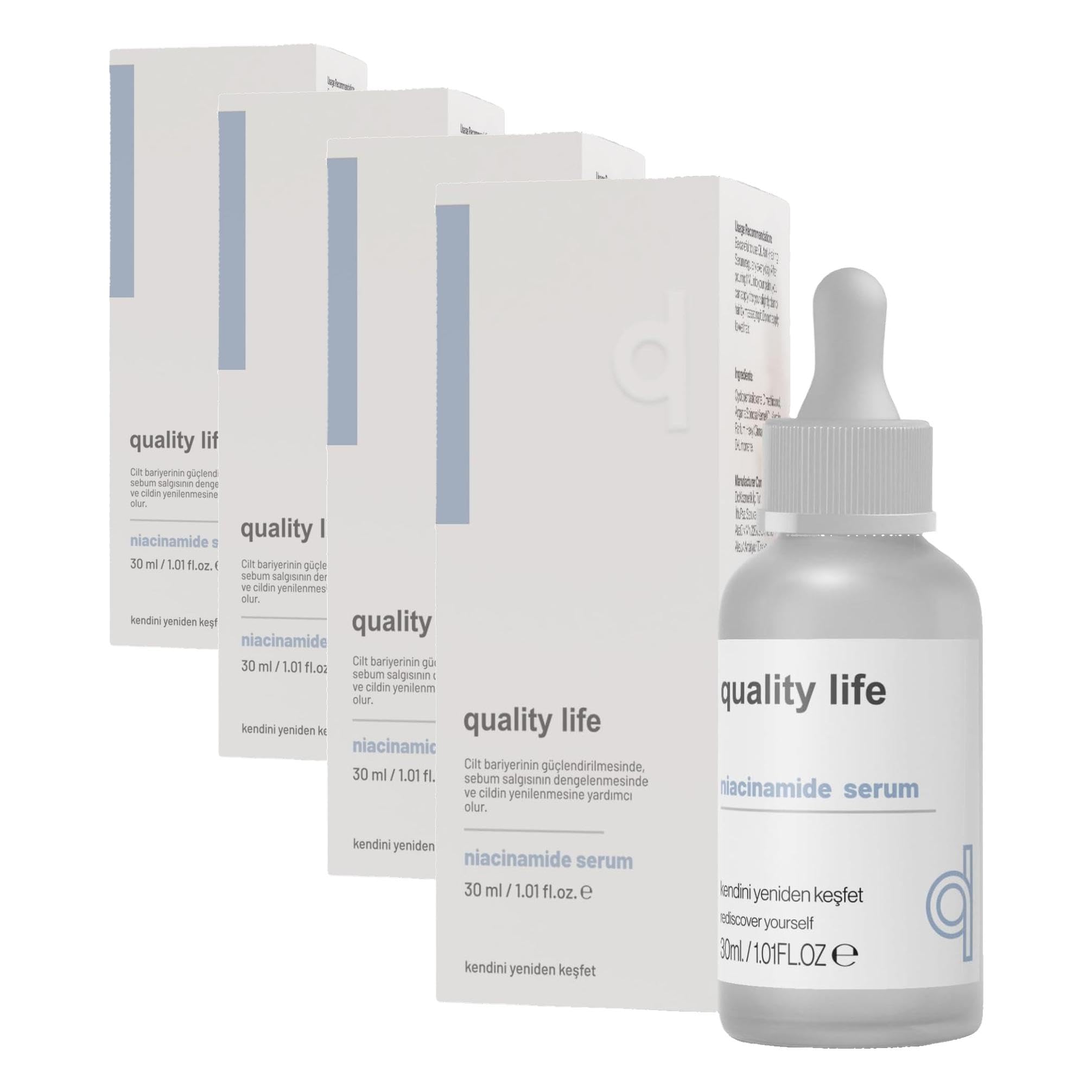 Quality Life Niacinamide Cilt Serumu (4 paketi)